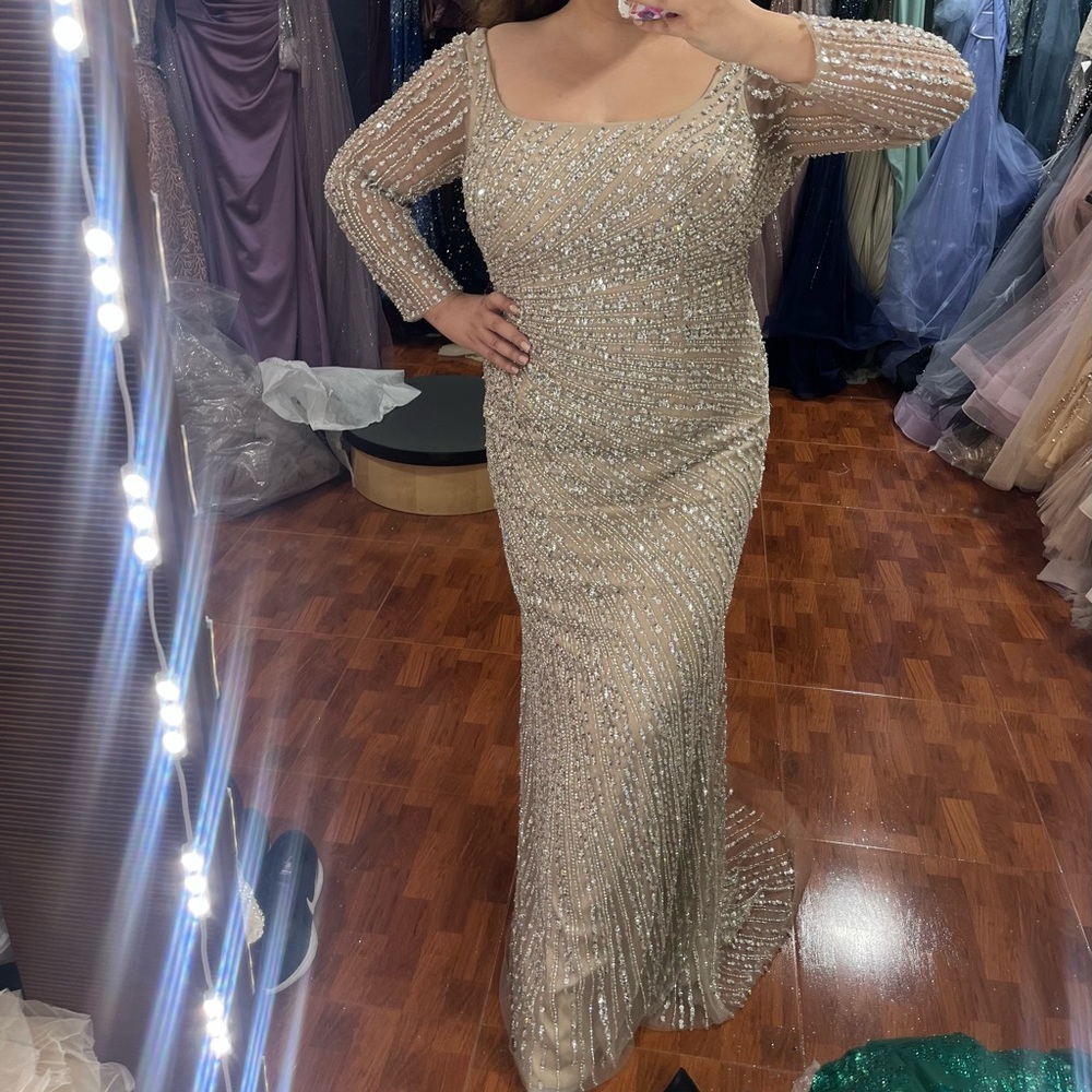 Sparkly Champagne Dress!! ✨